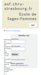 Mobile Screenshot of esf.chru-strasbourg.fr