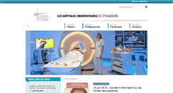 Desktop Screenshot of chru-strasbourg.fr